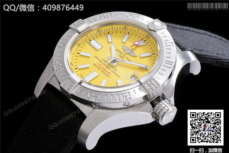 百年靈BREITLING AVENGER復仇者系列機械腕表A077I19PRS 條訂刻度